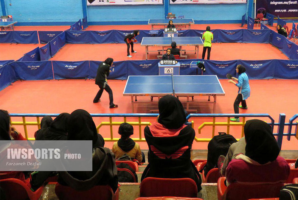 تور ایرانی تنیس روی میز دختران در شیراز ؛ پریناز حاجیلو و شیما صفایی در صدر