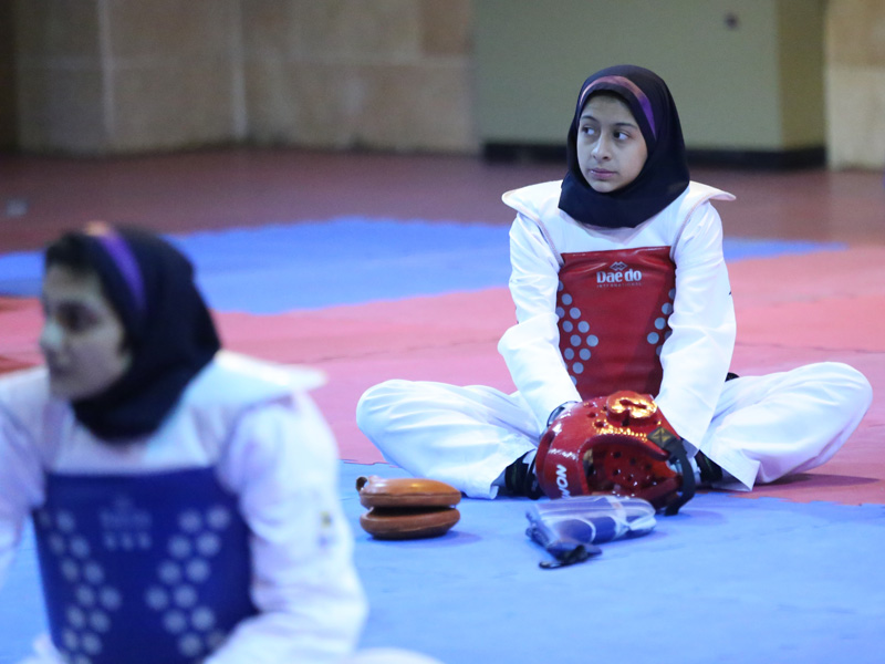 تصاویر اردوی تیم ملی تکواندو نوجوانان دختر پیش از اعزام به تونس