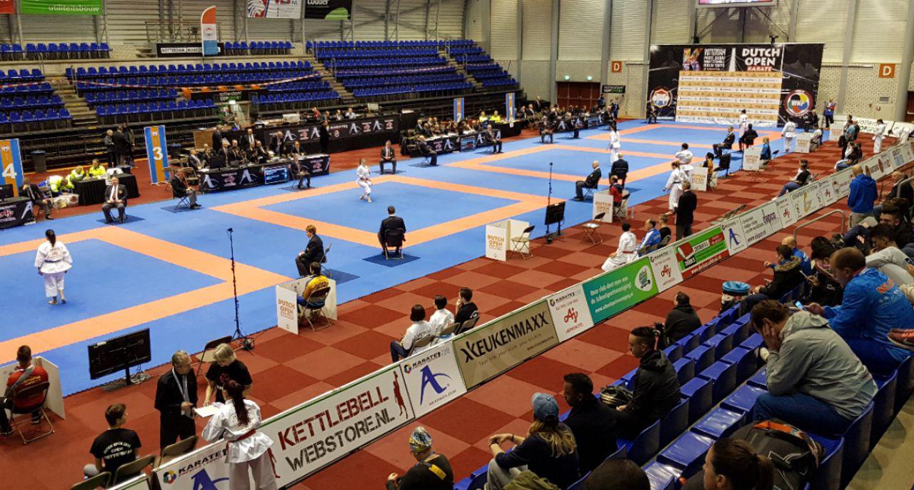 مرحله سوم لیگ جهانی کاراته در روتردام ؛ حمیده عباسعلی نقره گرفت