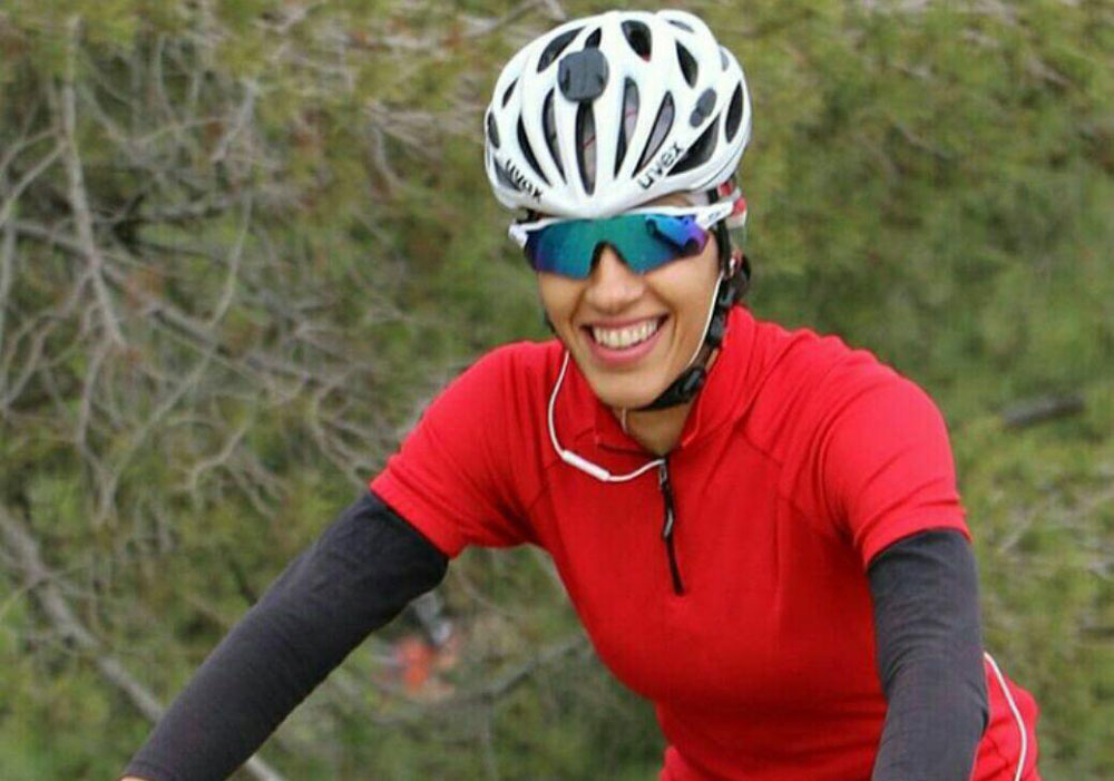 فرانک پرتو آذر دوچرخه سواری برنز آسیا Faranak Parto Azar Iran cross country female star