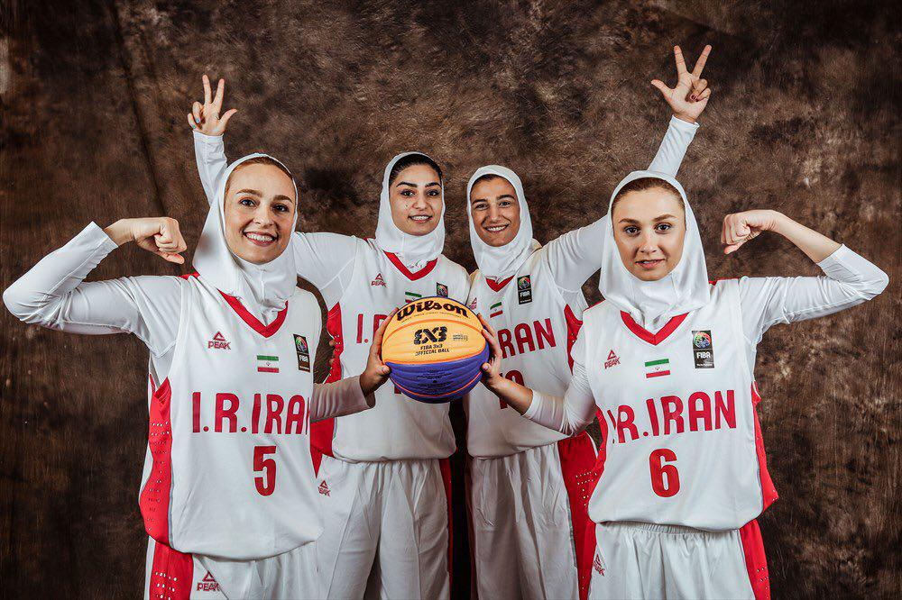 تصاویر پرتره دختران ایران پیش از مسابقات جهانی بسکتبال 3 نفره