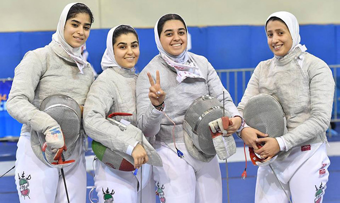 شمشیربازی قهرمانی جهان/ دختران سابریست ایران تاریخ ساز شدند