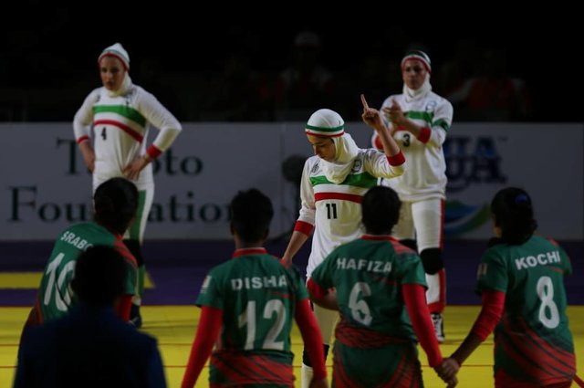 بازی های آسیایی 2018/ دومین پیروزی دختران کبدی ایران برابر بنگلادش