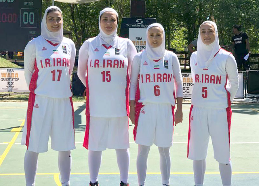 قهرمانی دختران بسکتبالیست ایران در  بسکتبال 3 نفره غرب آسیا