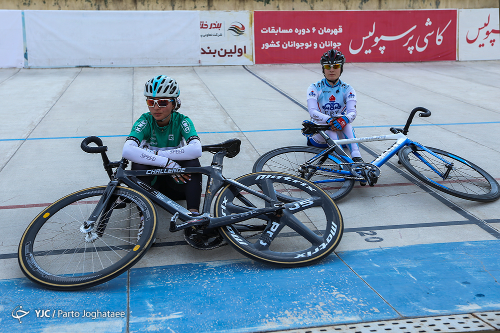 تصاویر مسابقات دوچرخه سواری بانوان کشور در تهران