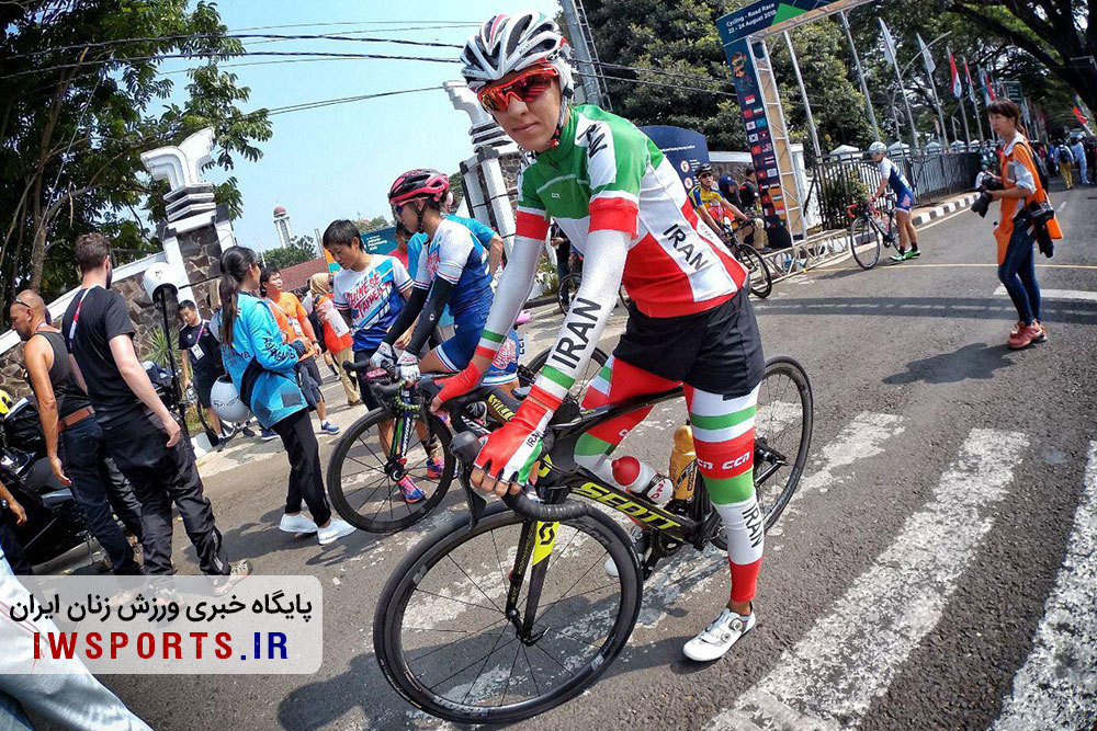 بازی های آسیایی جاکارتا/ ماندانا دهقان در دوچرخه سواری استقامت هفتم شد