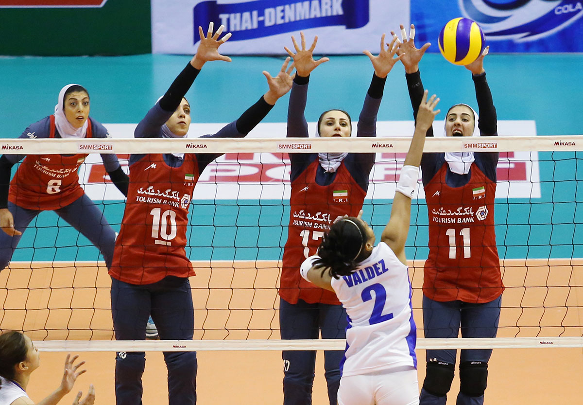 والیبال کاپ آسیا / ایران 3 فیلیپین 2 ؛ دختران والیبال ایران متخصص ست پنجم