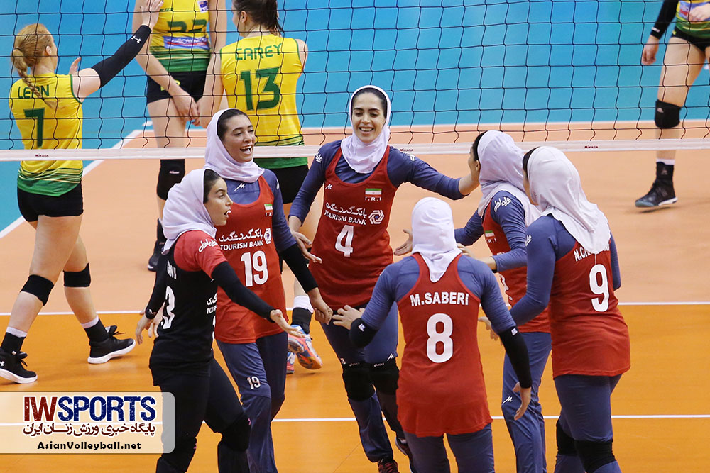 والیبال کاپ آسیا / تکرار پیروزی دختران والیبالیست ایران برابر استرالیا
