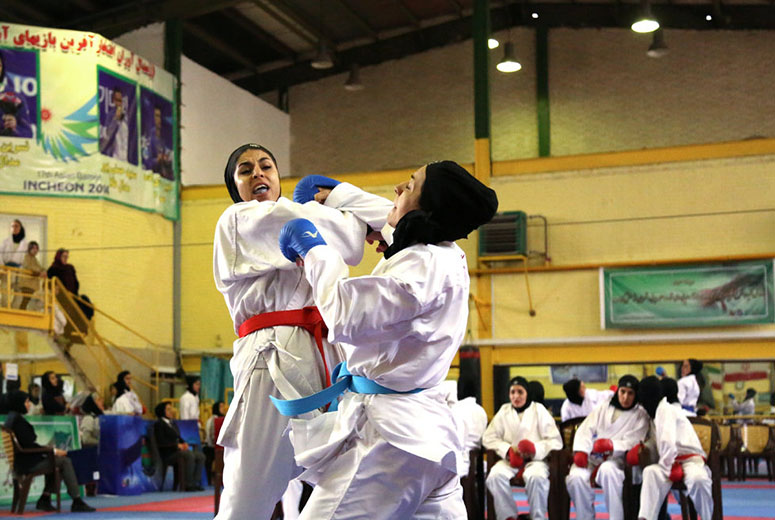 برنامه مسابقات دختران کاراته ایران در جام جهانی اسپانیا