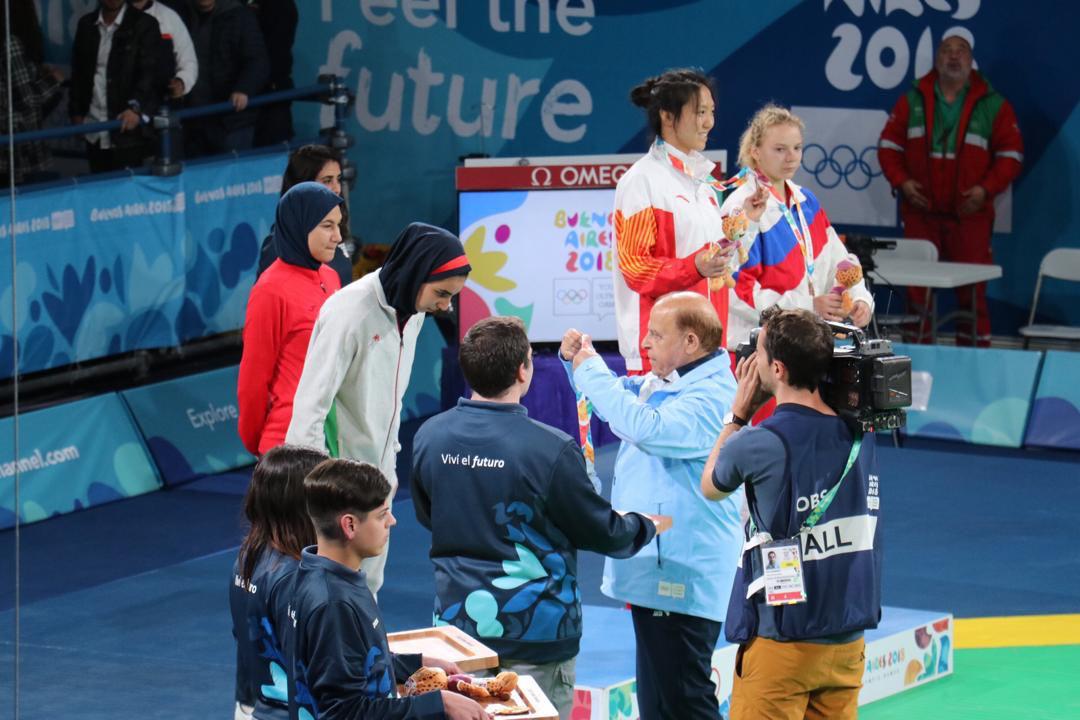 المپیک جوانان/ کیمیا همتی در تکواندو به مدال نقره دست یافت