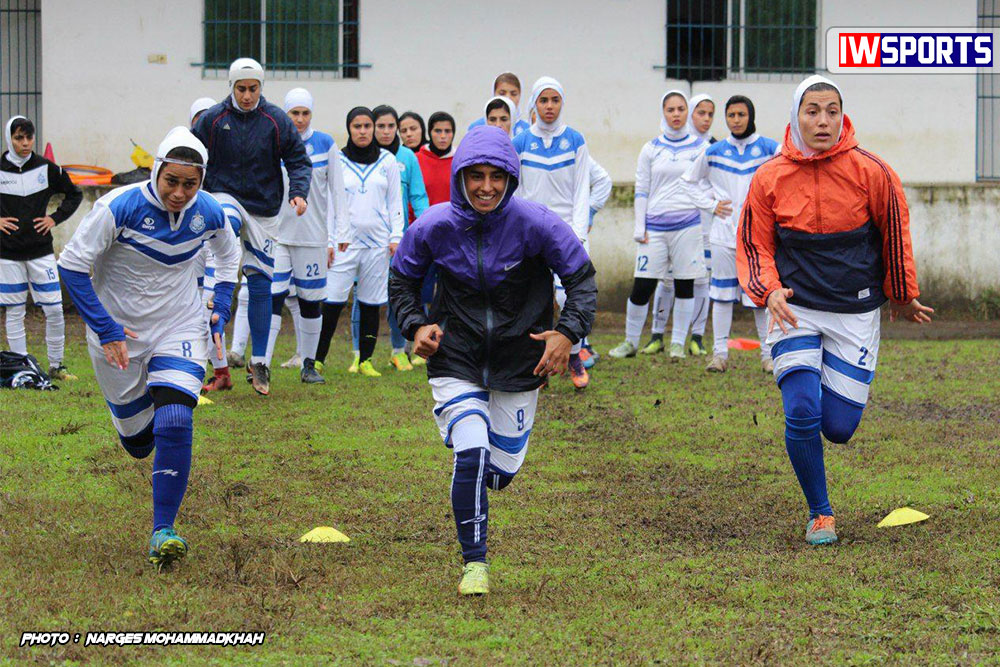 گزارش تصویری تمرین تیم فوتبال بانوان ملوان
