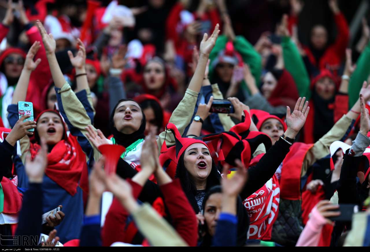 ویدئو حضور زنان در ورزشگاه آزادی در دیدار پرسپولیس و کاشیما آنتلرز