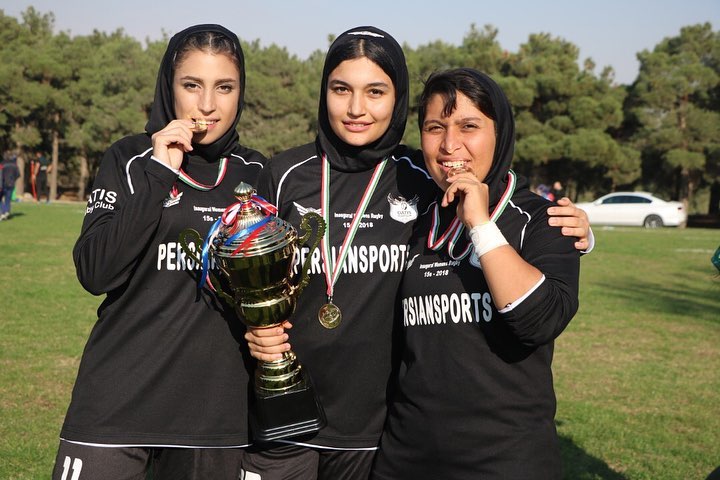 گزارش تصویری قهرمانی داتیس در مسابقات راگبی 15 نفره بانوان ایران