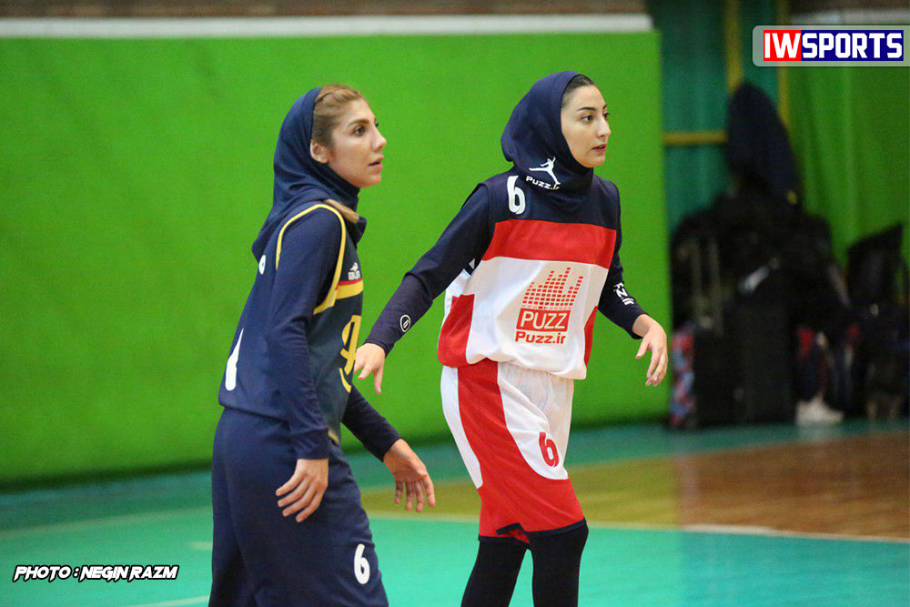 گزارش تصویری دیدار پاز تهران و نامی نو اصفهان در لیگ برتر بسکتبال بانوان