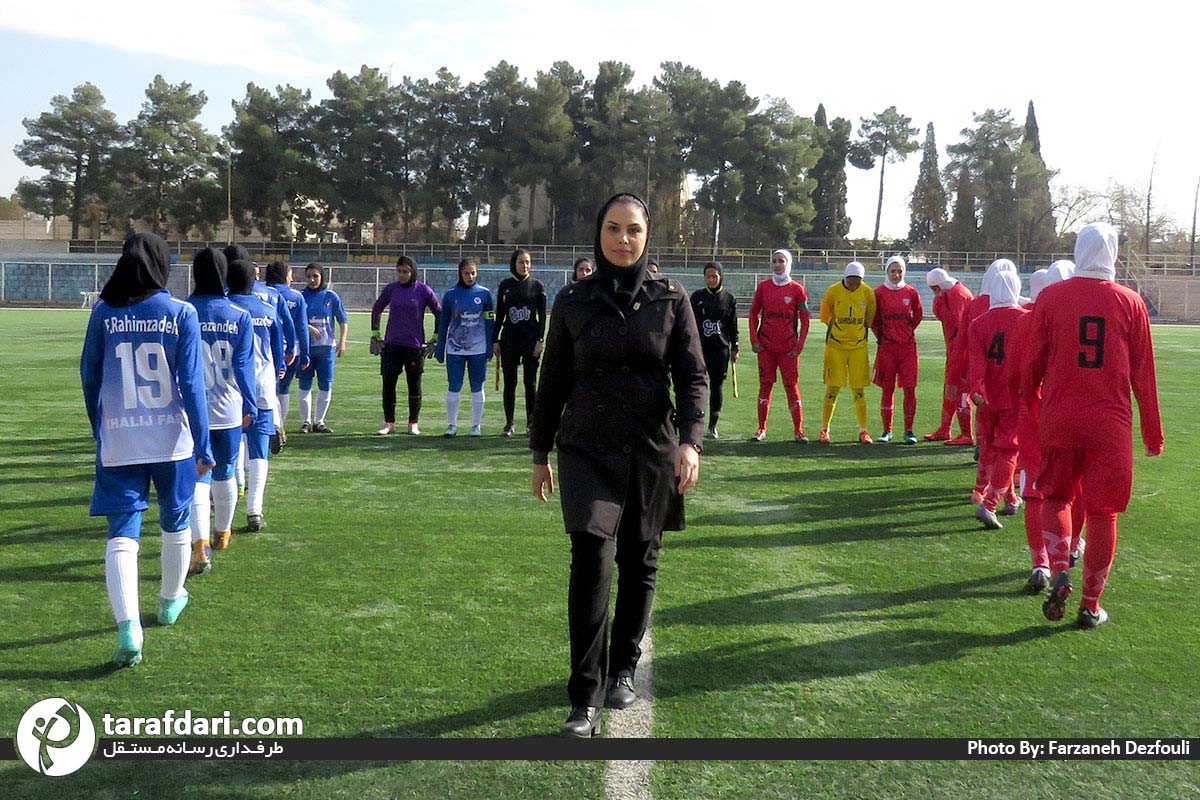 گزارش تصویری دیدار خلیج فارس شیراز و شهرداری بم در لیگ برتر فوتبال بانوان