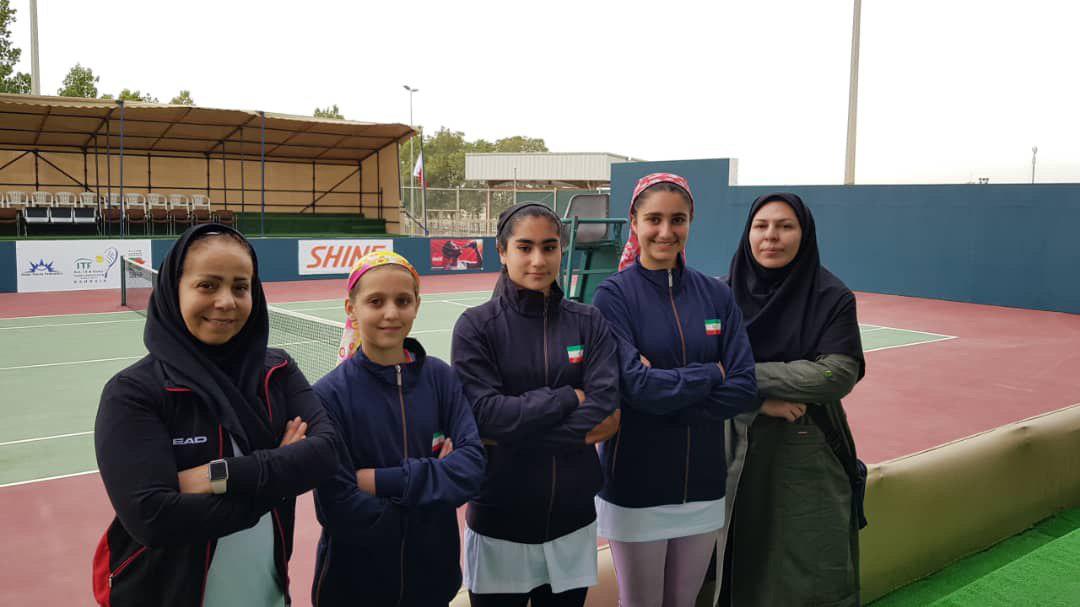 ایران قهرمان تنیس دختران زیر ۱۲ سال غرب آسیا شد