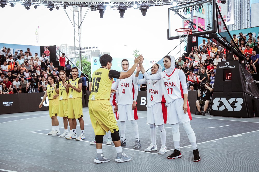 بسکتبال 3 نفره کاپ آسیا | پایان کار دختران ایران با شکست برابر تایلند و ترکمنستان