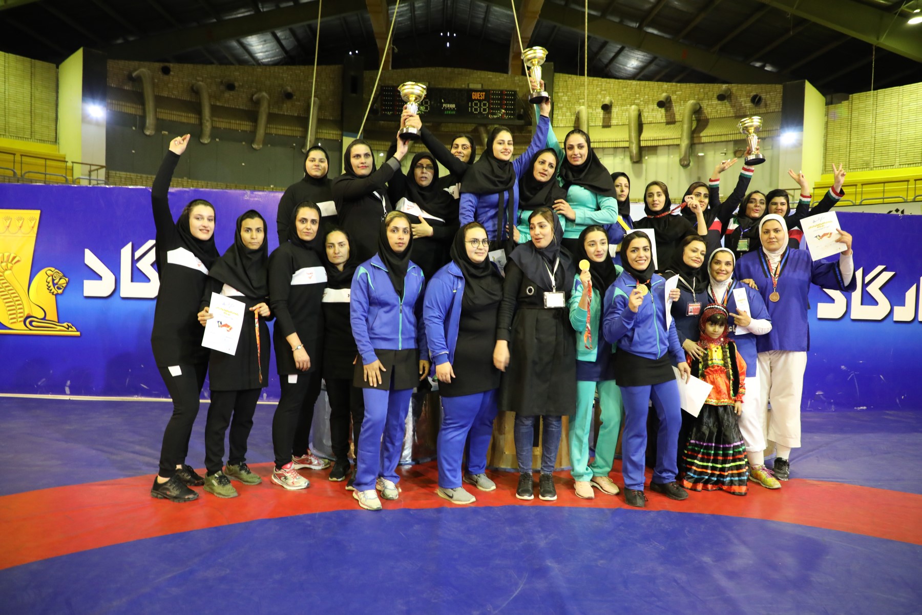 مسابقات کشتی آلیش بانوان کشور | مازندران مدال‌ها را درو کرد