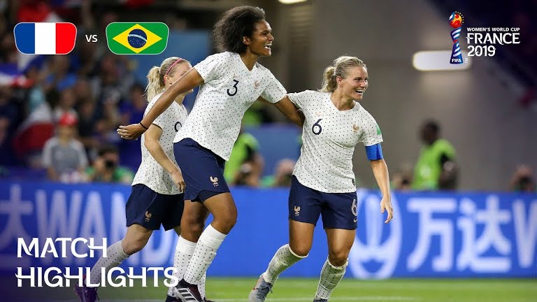 ویدئو | فرانسه 2-1 برزیل | جام جهانی فوتبال زنان