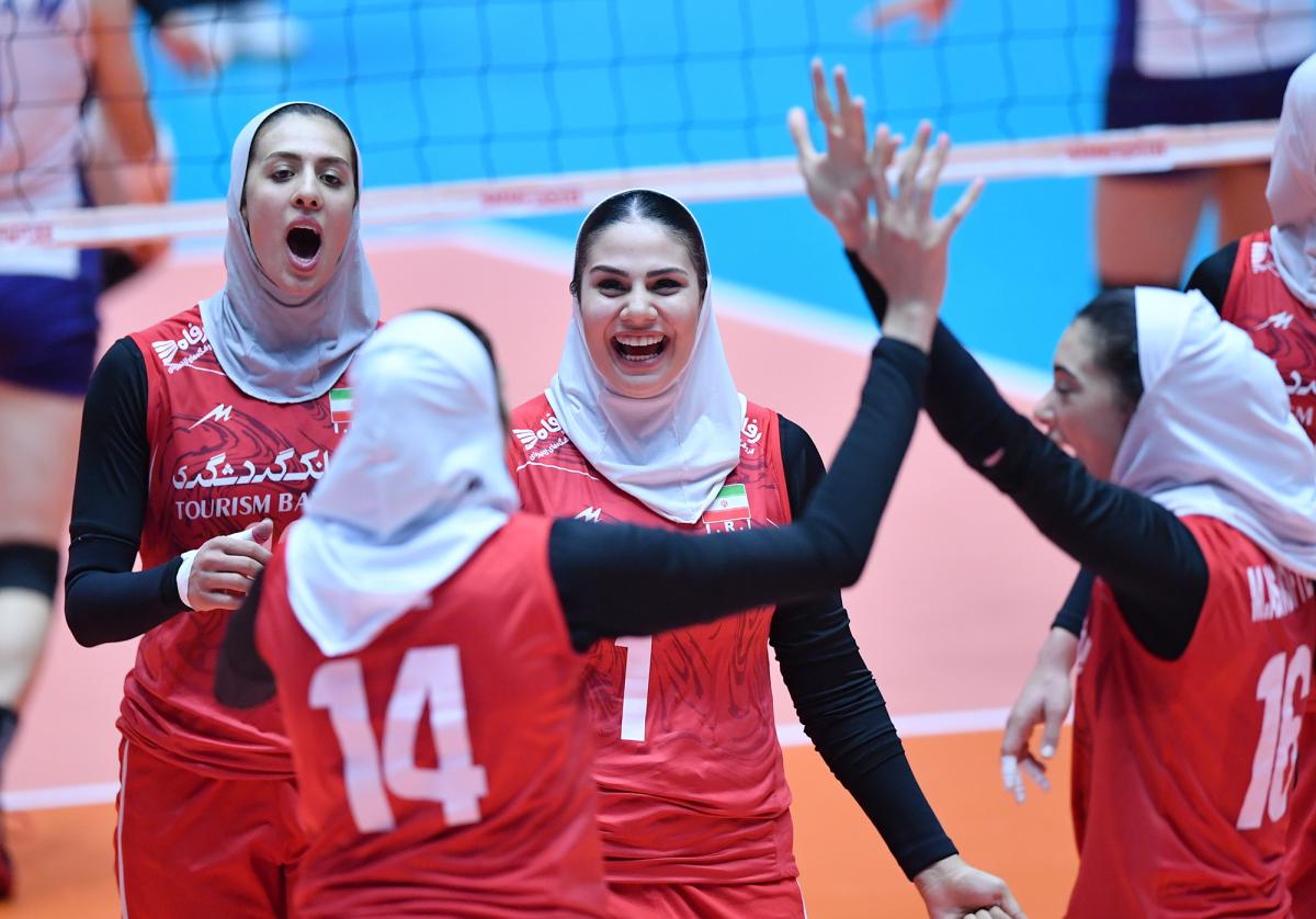 گزارش تصویری | دیدار ایران و چین تایپه در والیبال زنان آسیا