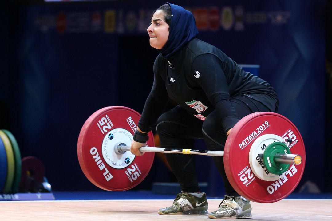 پریسا جهانفکریان در  وزنه برداری زنان المپیکی شد