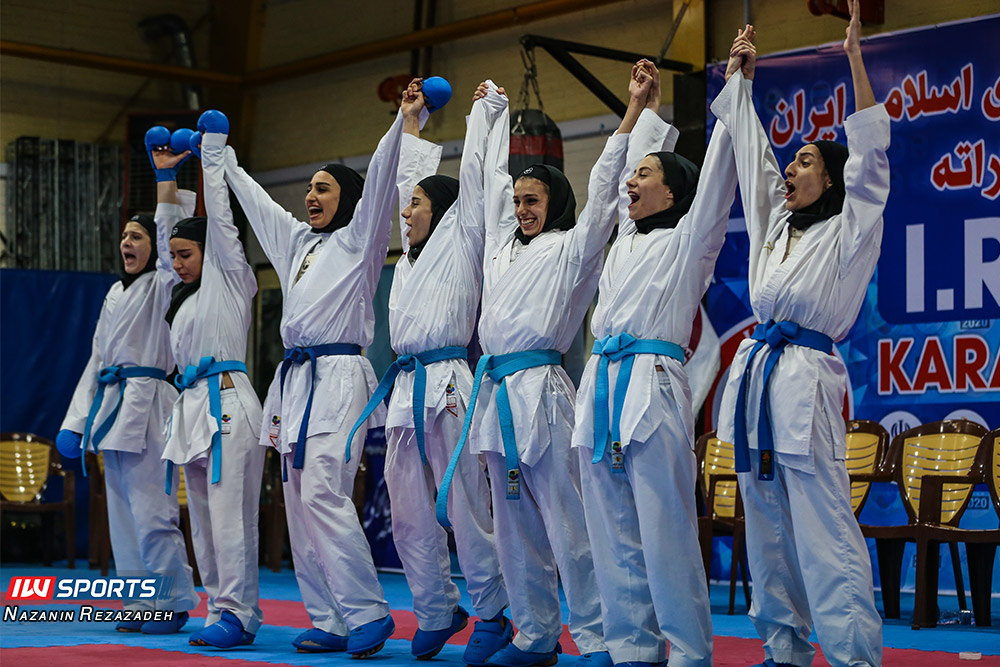 دانشگاه آزاد قهرمان سوپرلیگ کاراته زنان شد