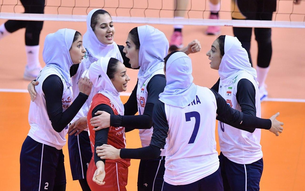 شکست ایران برابر اندونزی در والیبال زنان انتخابی المپیک