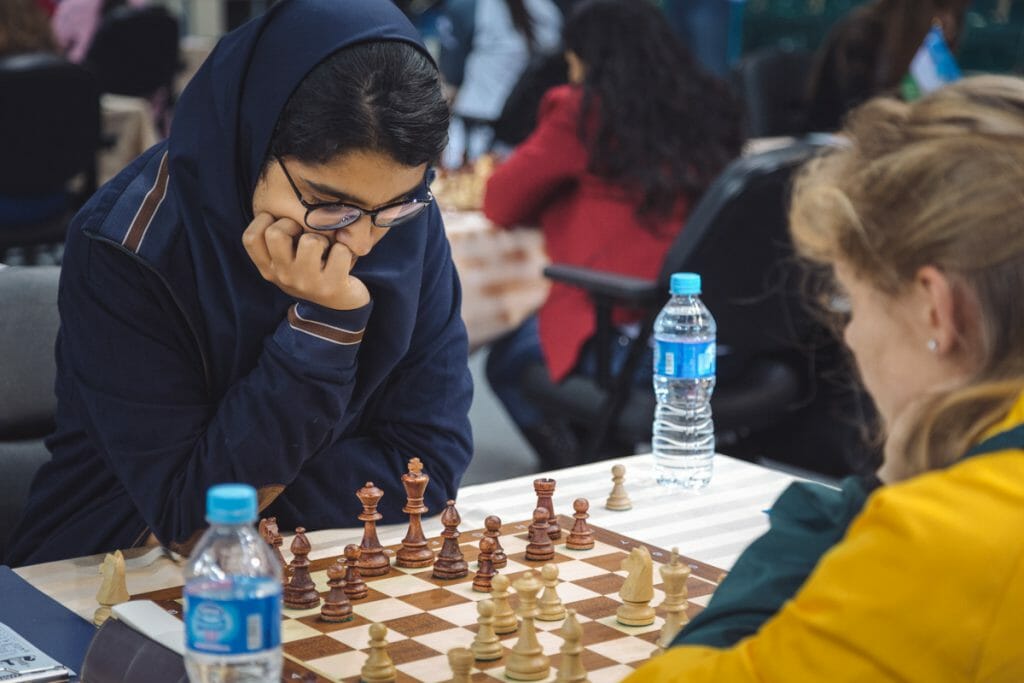 پایان شطرنج جوانان آسیا با رتبه هشتم مبینا علی نسب