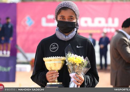 ماندگار فرزامی قهرمان تور تنیس زیر ۱۸ سال تهران شد