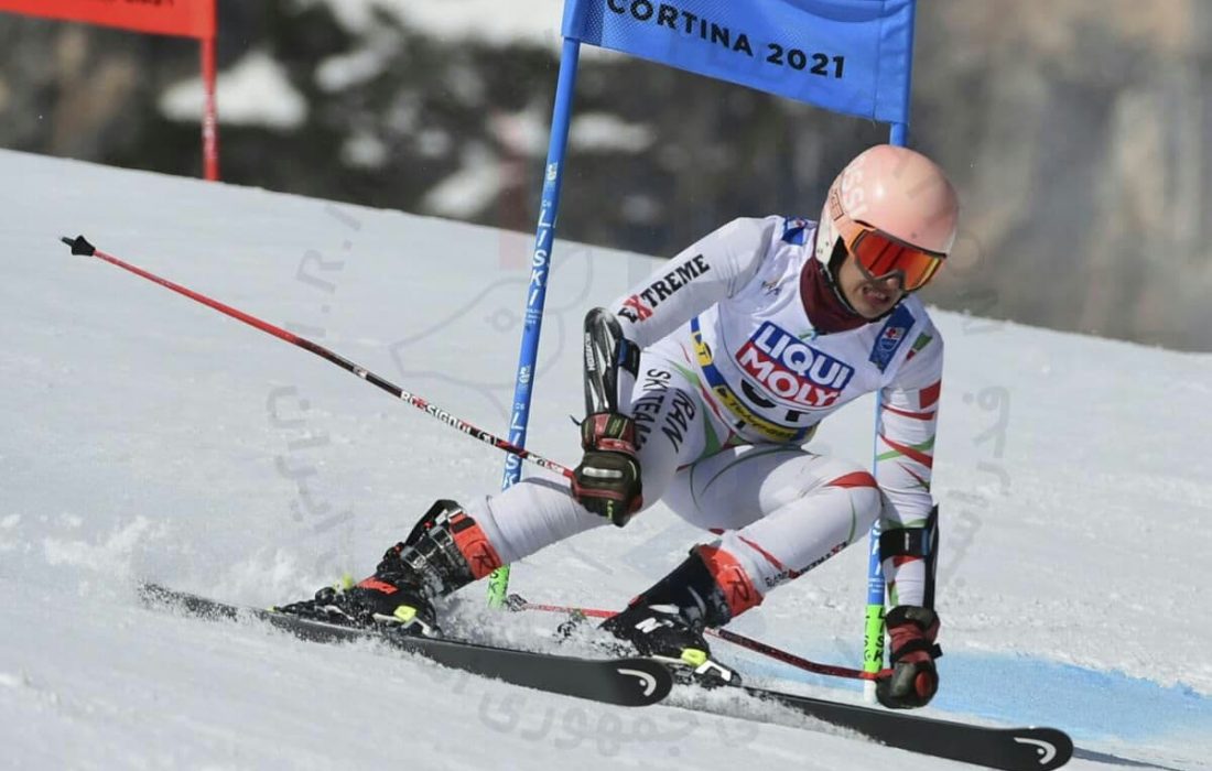 اسکی آلپاین قهرمانی جهان | عاطفه احمدی با راهیابی به مانش دوم شگفتی ساز شد