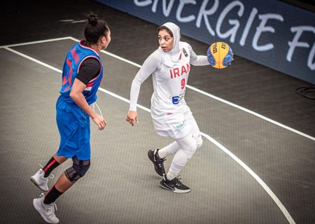مصاف دختران بسکتبال سه نفره با قطر و نیوزیلند