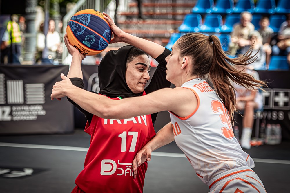 شکست دختران بسکتبال سه نفره ایران برابر هلند در آخرین گام