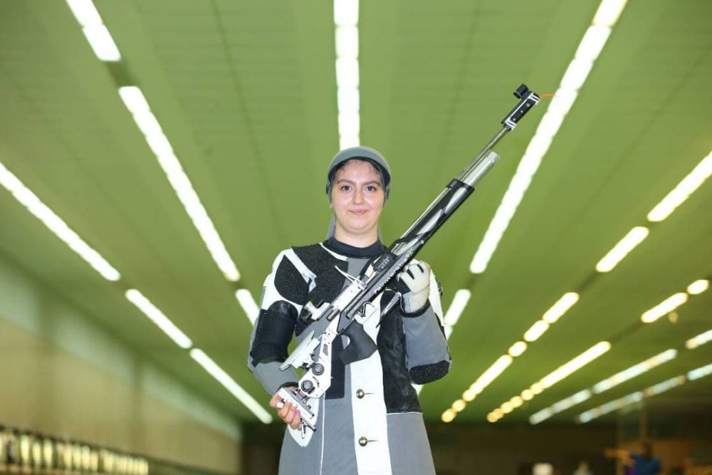 آرمینا صادقیان تیراندازی تفنگ در المپیک توکیو