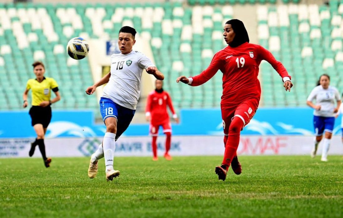 ازبکستان ۲ ایران صفر | شکست دختران فوتبالیست در تاشکند