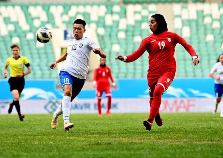 ازبکستان ۲ ایران صفر | شکست دختران فوتبالیست در تاشکند
