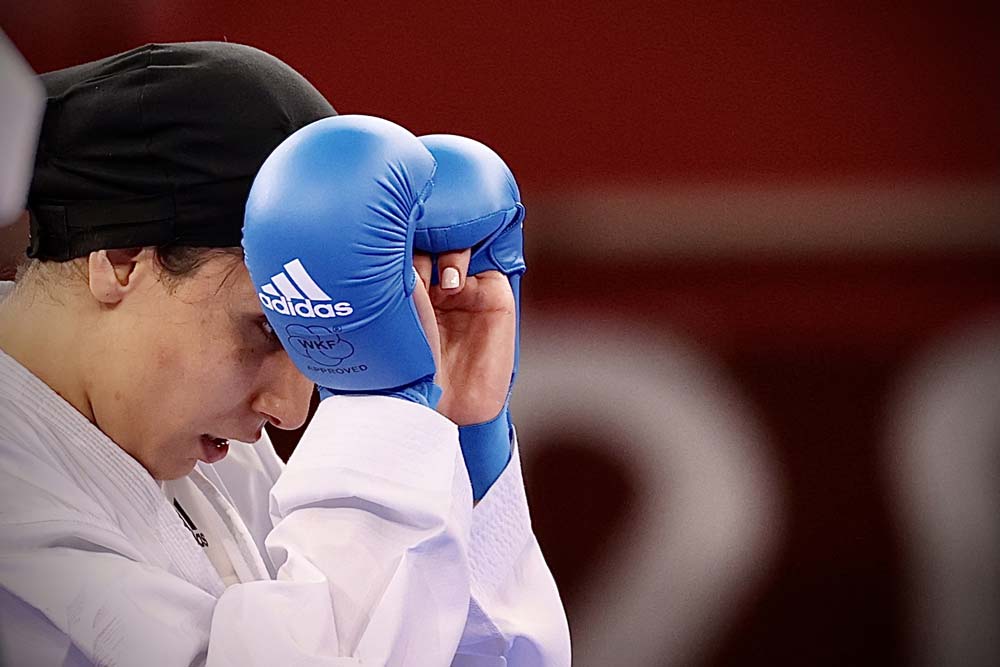 حمیده-عباسعلی-ملی-پوش-کاراته-زنان-در-المپیک-توکیو-Hamideh-Abbasali-Iranian-Karate