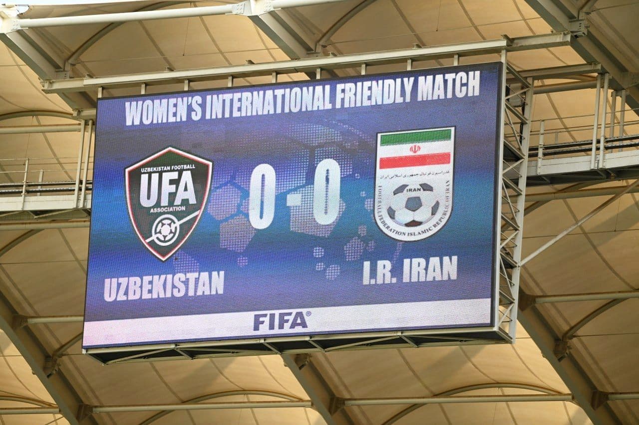 ویدئو | دیدار دوستانه فوتبال زنان ایران و ازبکستان در تاشکند