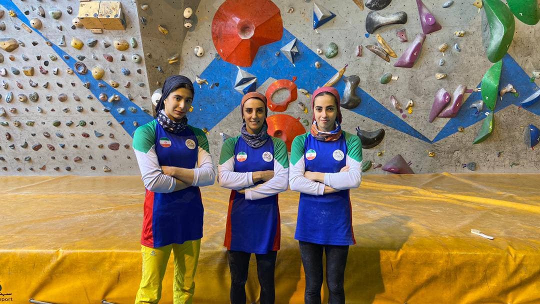 حضور ۳ دختر سنگ نورد ایران در مسابقات جهانی روسیه