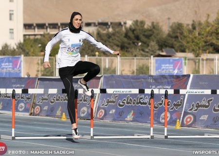 پایان دوومیدانی زنان کشور با رکوردشکنی محمودی