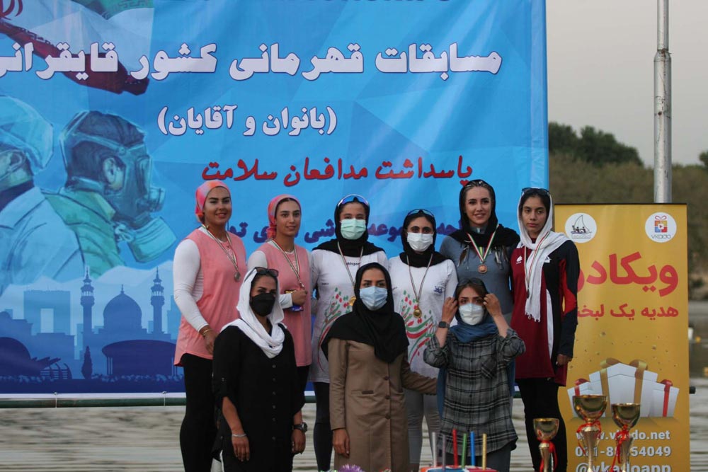گیلان قهرمان مسابقات آب‌های آرام زنان کشور شد