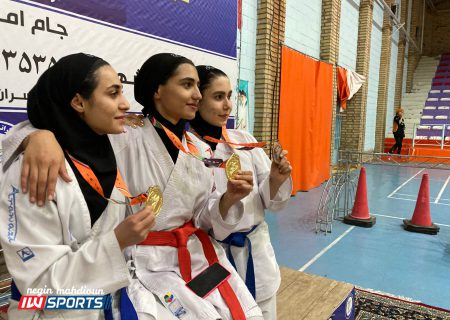 قهرمانی سوده خلیلی، الهه هزاریان و مهنا میرزایی در انتخابی کاراته امید