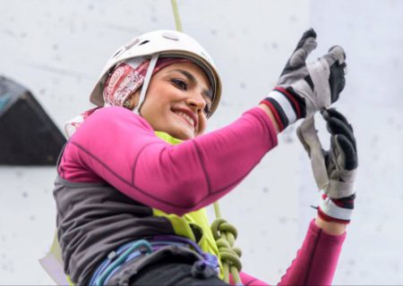 نسرین عبدالرحیمی در مسابقات جهانی یخ نوردی | ۲۰ سال بر روی دیواره‌ها