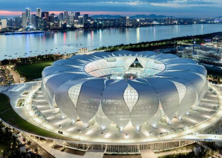 بازی‌های آسیایی هانگژو 2022 | نمایش پهبادی بر فراز هانگژو