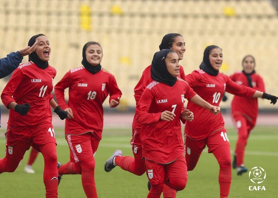پیروزی دختران جوان برابر ازبکستان با تک گل زندی