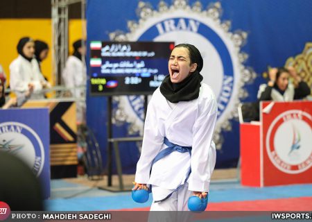 مسابقات لیگ کاراته وان دختران ایران به روایت تصویر