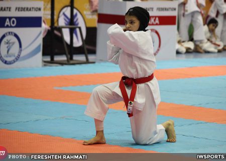 مسابقات کاتای دختران لیگ کاراته وان ایران به روایت تصویر