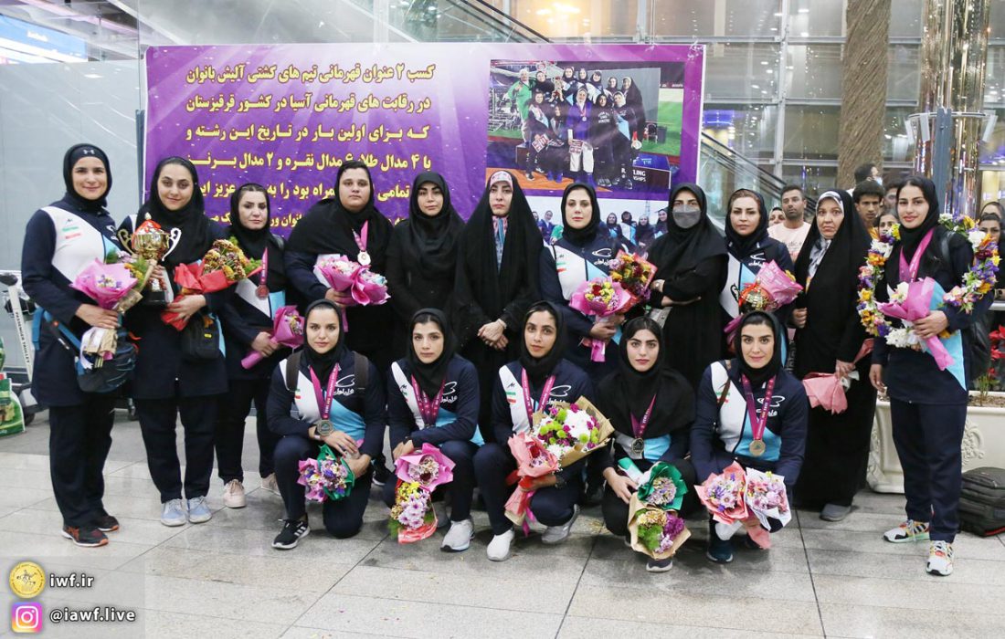 تیم ملی کشتی زنان ایران قهرمان آسیا شد