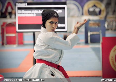 تصاویر | مسابقات کاتا لیگ کاراته وان دختران در کرمانشاه