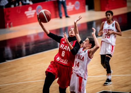 تصاویر | ایران و سوریه در بسکتبال نوجوانان دختر آسیا