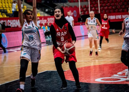 تصاویر | ایران و قزاقستان در بسکتبال نوجوانان دختر آسیا